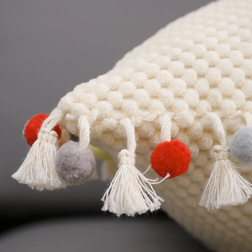 Наволочка с помпоном 45x45 см 30x0 высококачественные толстые наволочки для подушек