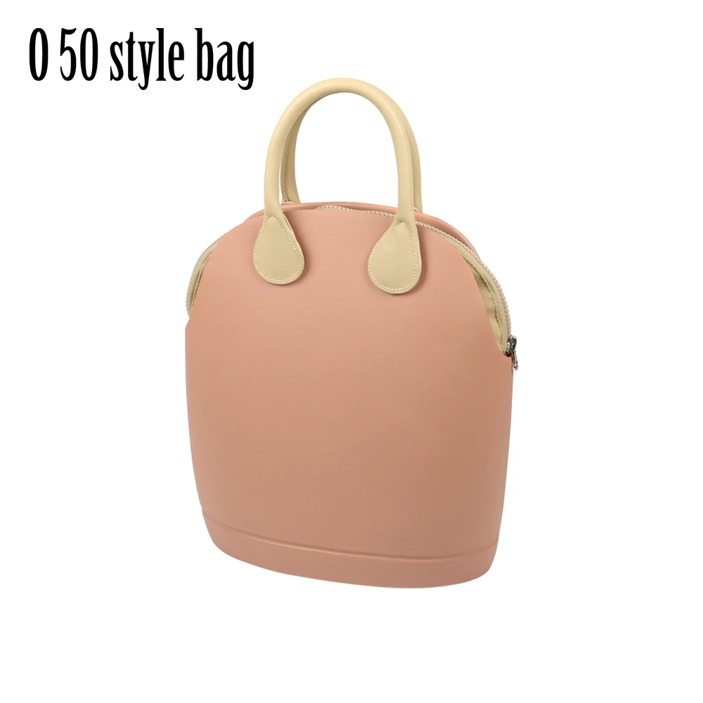 Женская сумка с внутренним карманом Obag 50, круглая короткая сумка с кожаными ручками длиной 45 см, сумка-тоут через плечо O 50