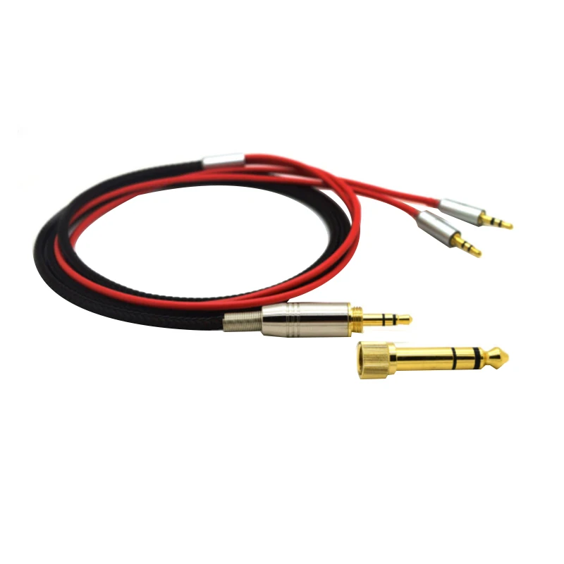 

For Hifiman HE400S HE-400I HE560 V2 Replacement Cable Headphone 3.5Mm Male 6.35Mm To 2X 2.5Mm Male Audio HIFI Cord