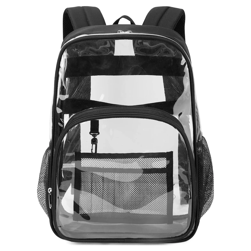

Модный водонепроницаемый рюкзак для женщин и мужчин, портативный дорожный школьный ранец, повседневный студенческий вместительный женский прозрачный рюкзак унисекс