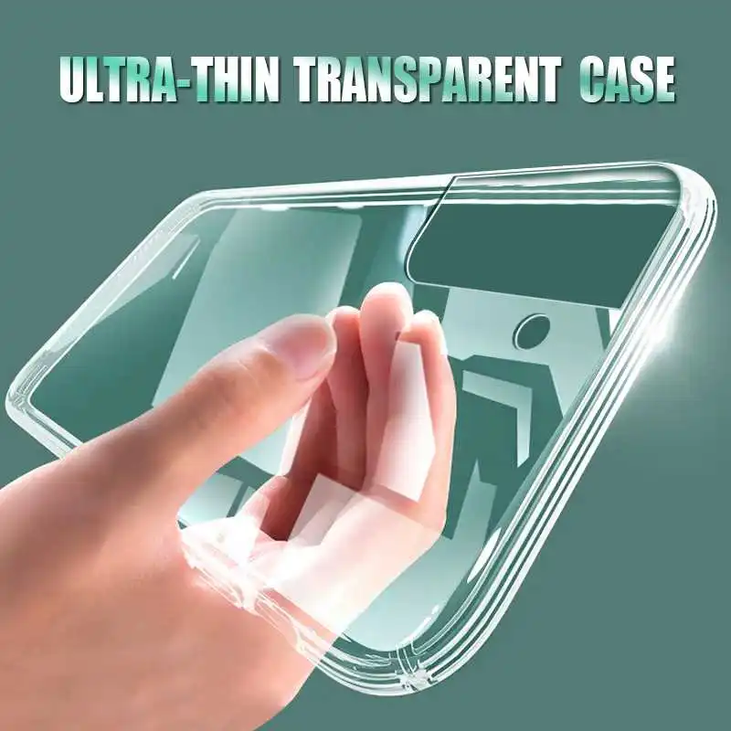 

Heouyiuo Transparent Soft Case For Samsung Galaxy S22 Ultra 5G Plus Phone Case Cover