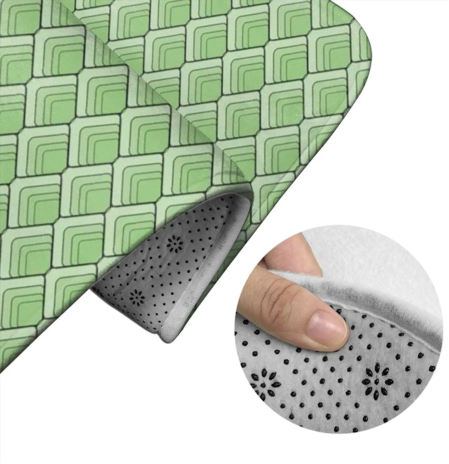 

Art Deco Bathroom Mat Sets 3 Piece Set Rugs Memory Foam Mat Set Toilet Seat Cover Bath Mat Lid Cover