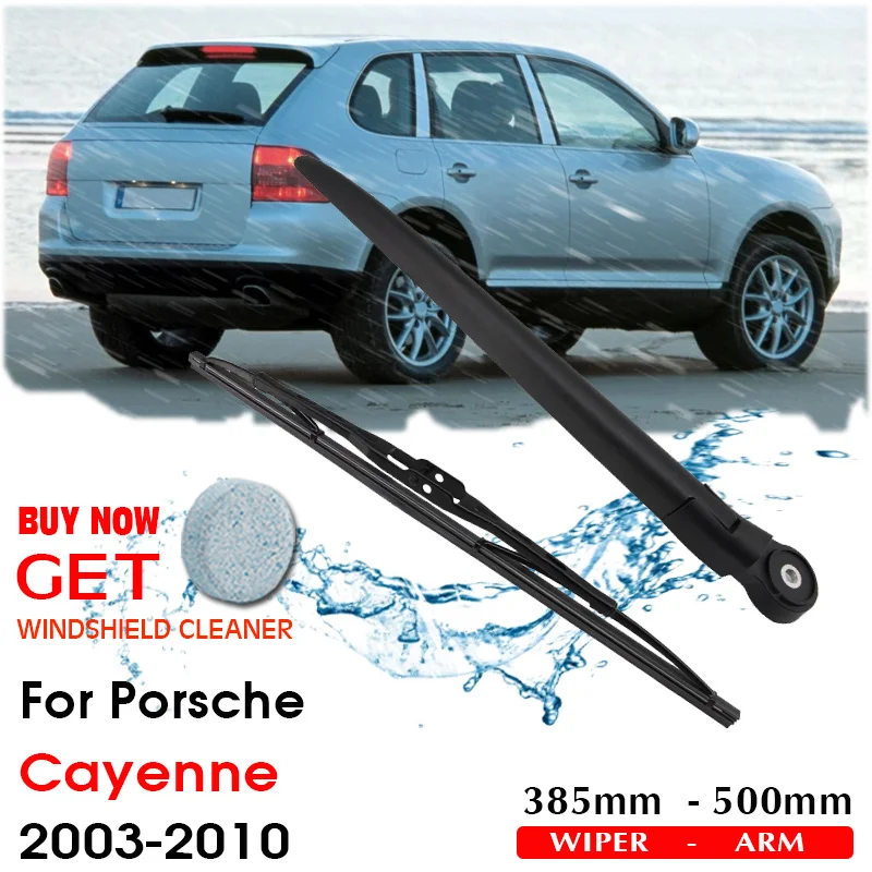 

Car Wiper Blade Rear Back Window Windscreen Windshield Wipers For Porsche Cayenne Hatchback 385 mm 2003-2010 Auto Accessories