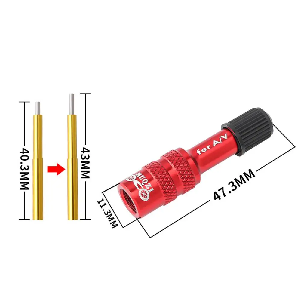 Адаптер клапана вилки велосипеда Schrader регулируемая воздушная вилка