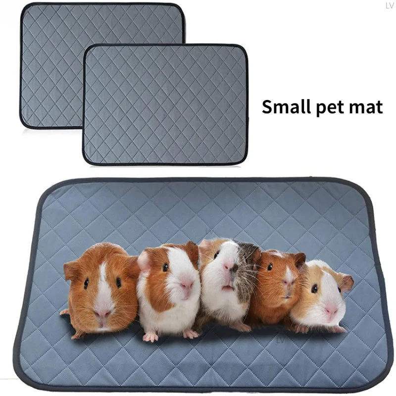 

Items Small Hamsters Waterproof Liner Slip Pig Mat Anti Pee Pet For Pad Highly Absorbent Rabbit Cage Accessories Bedding Guinea