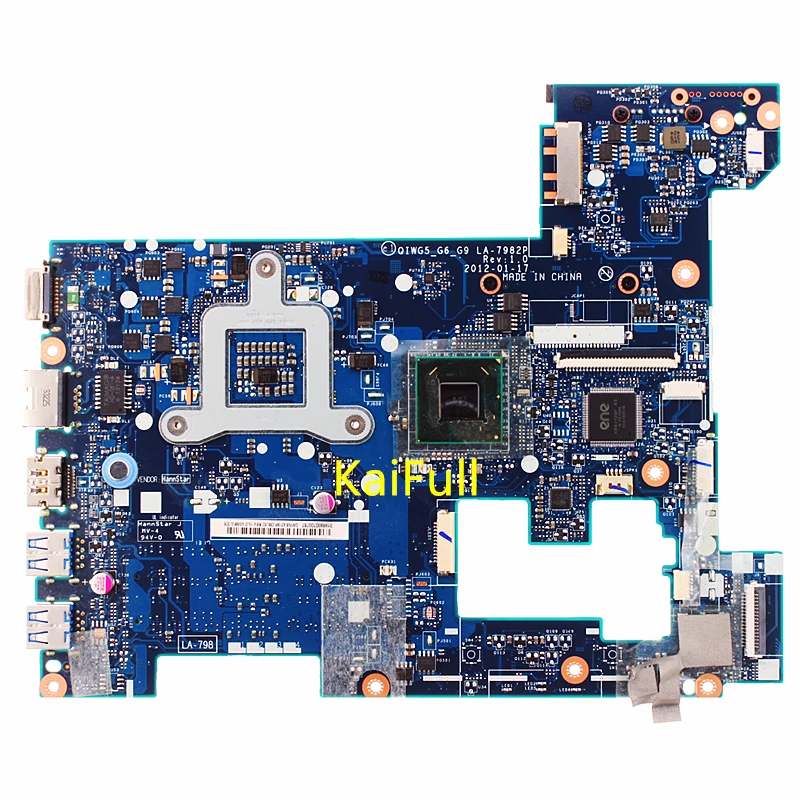 Материнская плата для ноутбука Lenovo Ideapad G580 P580 90001175 дюйма HM76 HD4000 DDR3 полностью