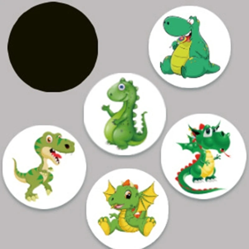 

Cartoon Dinosaur Pattern Potty Training Stickers Potty TargetStickers Toilet Color Changing Pee Stickers for Baby