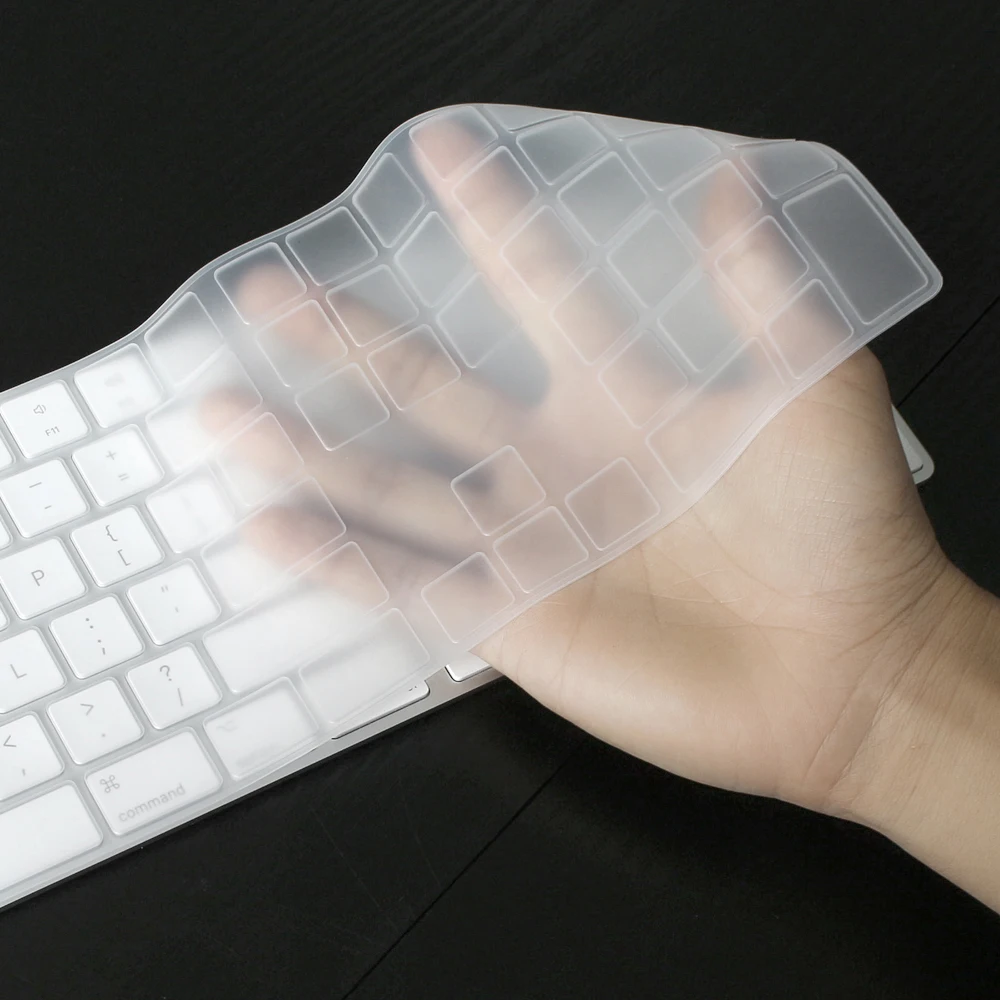 For Magic Keyboard Silicone transparent keyboard protective cover For Apple IMac keybord 1843 A1644 A2520 A1314 A2449 waterproof