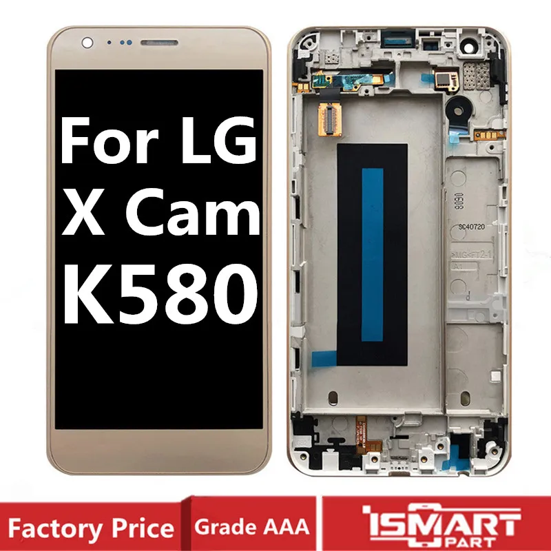 Для LG X Cam K580 LCD дисплей фотография с рамкой запасные части