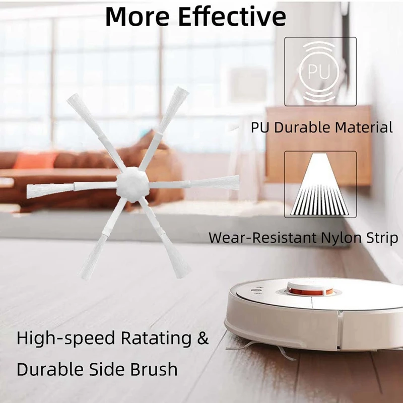 21 шт. комплект аксессуаров для Xiaomi Mijia 2C STYTJ03ZHM пылесос основная боковая щетка