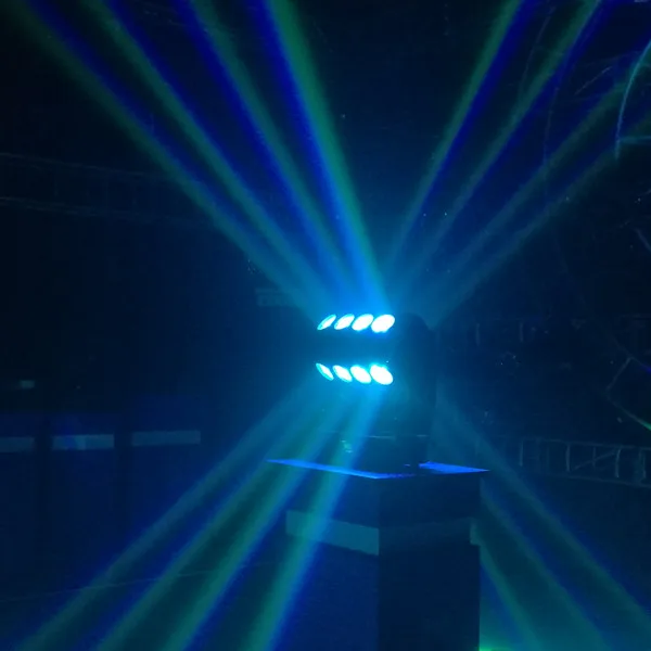 4 шт./лот новейший дискотечный светильник для ночного клуба диджея 16 глаз 15 Вт