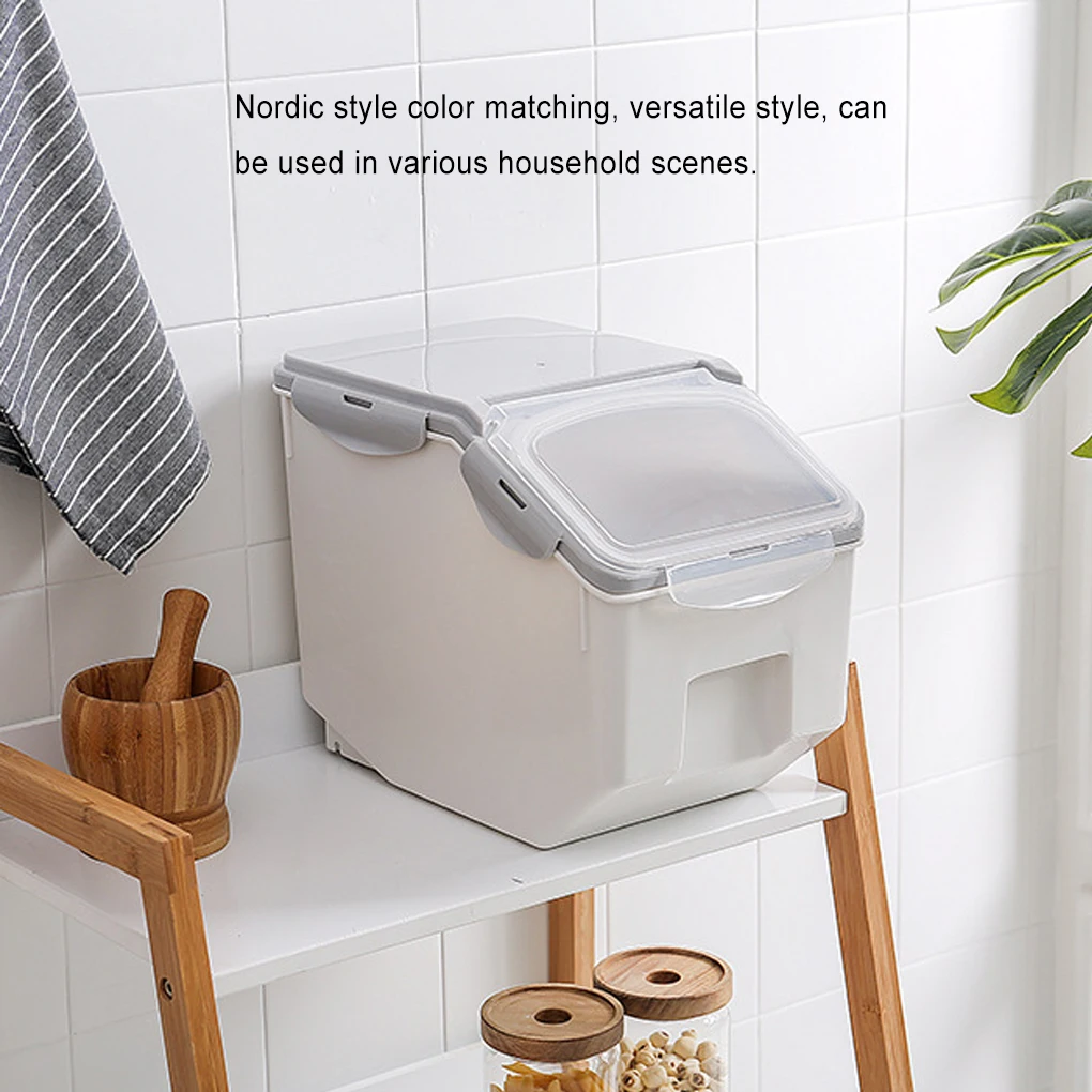 

Pet Food Storage Container Moistureproof Replacement Solid Color Box