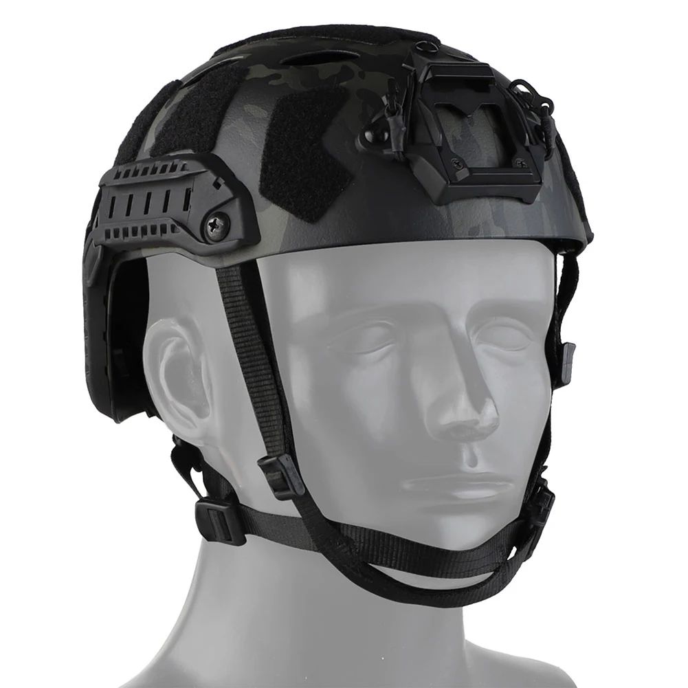 

Outdoor Wargame Helmet FAST SE SUPER HIGH CUT Live CS Game Helmet Rhombus Hole Adjustable Impact-resistant Protective Equipment