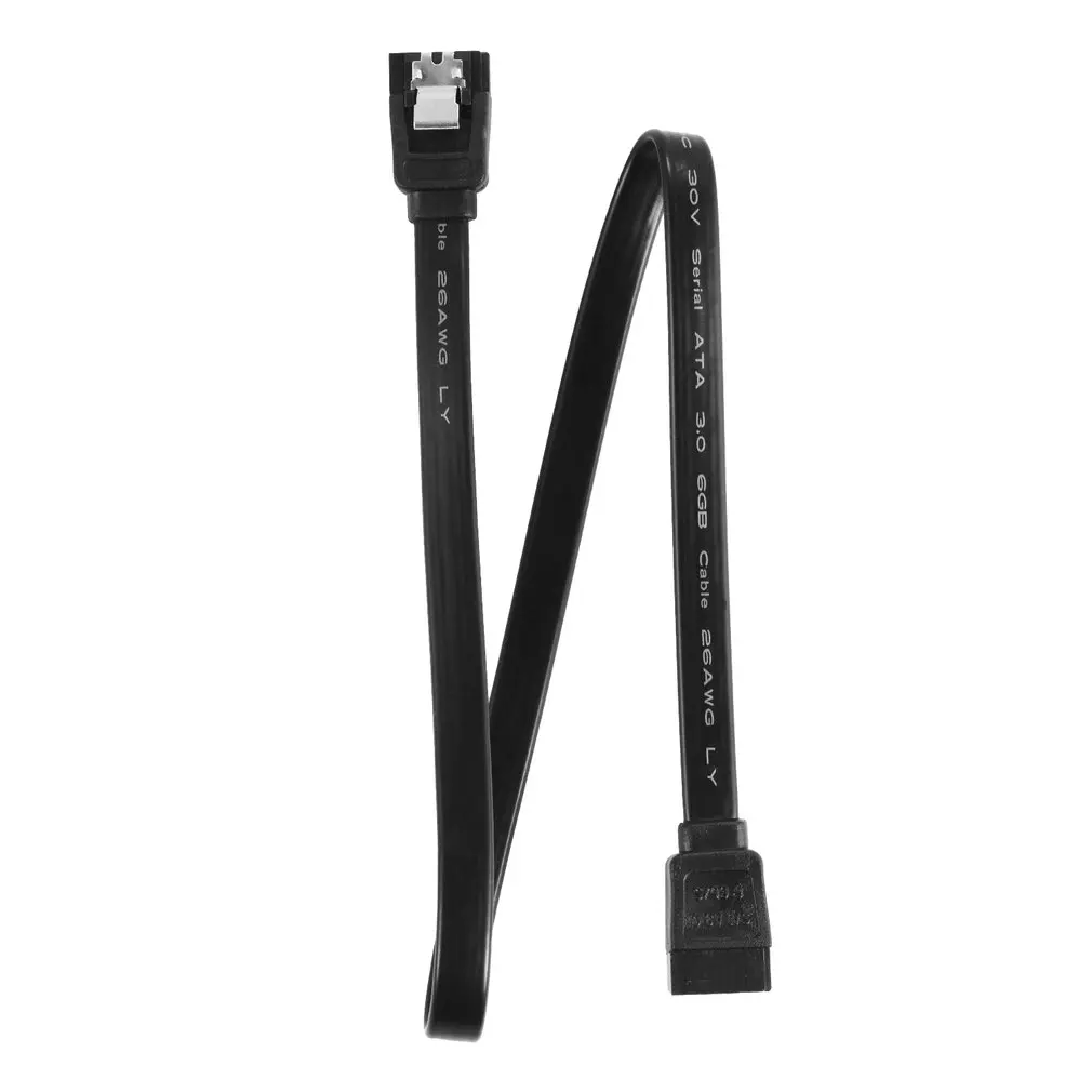 

38cm SATA 3.0 Cable Straight Interface 6Gbps HDD SDD Data Cables With Latches Strong Compatibility CD Drive Cords Dropshipping