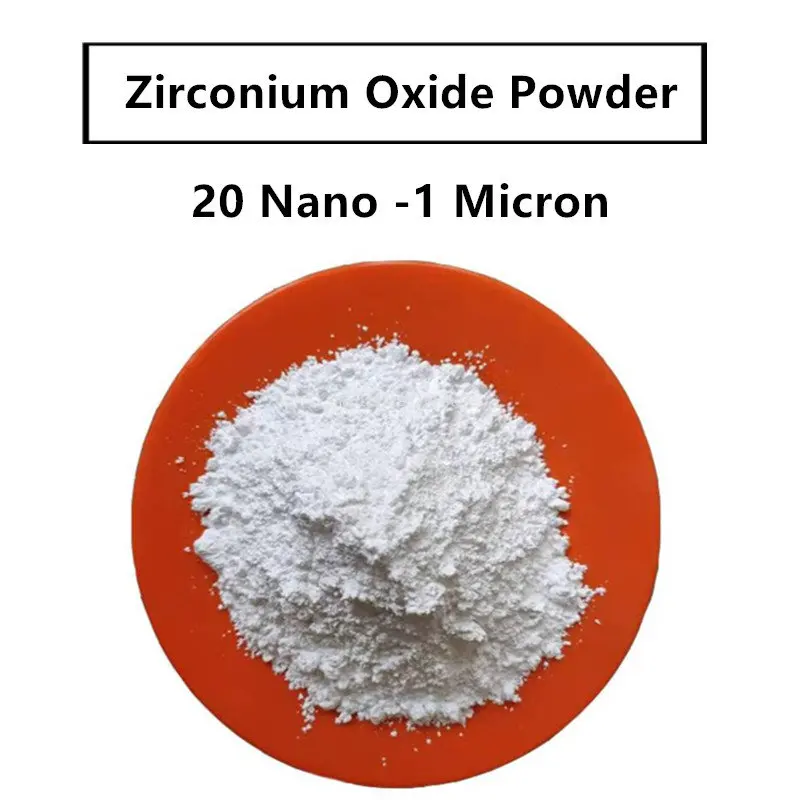

ZrO2 Zirconium Oxide Powder High Purity 99.9% for R&D Ultrafine Nano Powders 20 Nano -1 Micron