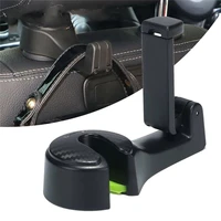 2 in 1 car headrest hook with phone holder universal car headrest bag seat back hanger for handbag purse grocery cloth bag