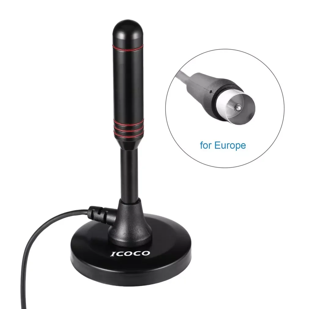 Портативная цифровая ТВ-антенна с высоким коэффициентом усиления 35 дБ кабелем 3