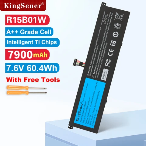 Аккумулятор KingSener R15B01W для ноутбука Xiaomi Pro 15,6, GTX TM1701, 7,6 В, 7900 мАч