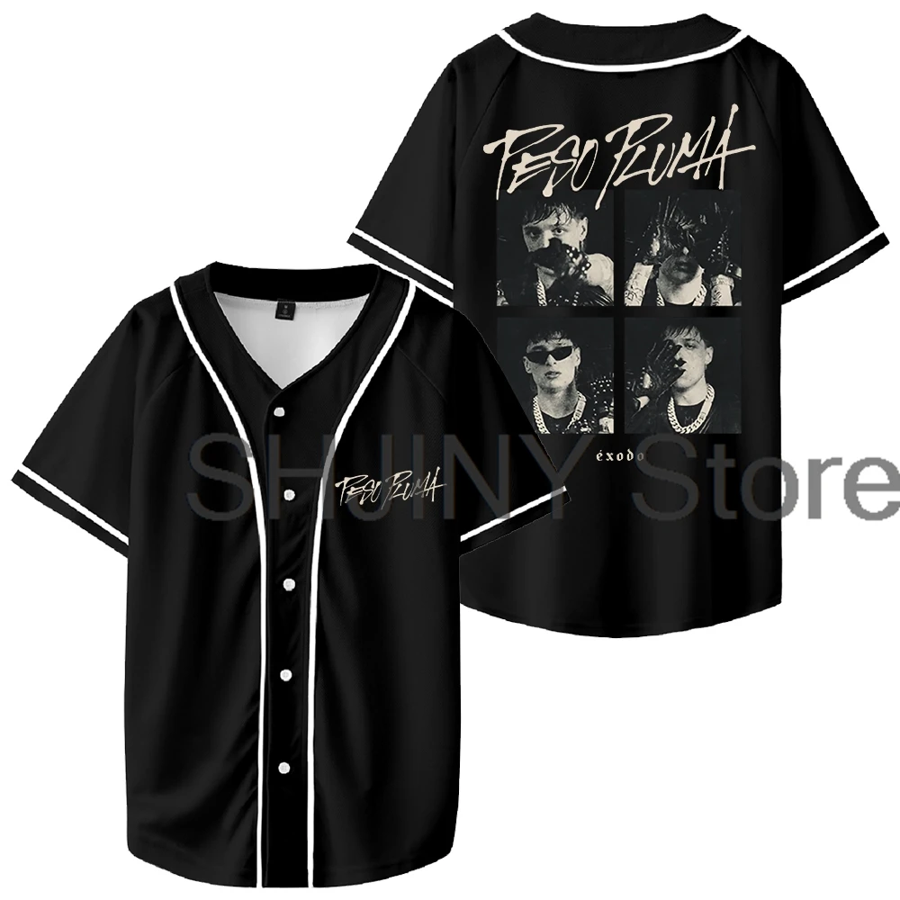 Бейсбольная куртка pespluma Exodo Merch Джерси 2024 Tour рубашки футболка с коротким рукавом