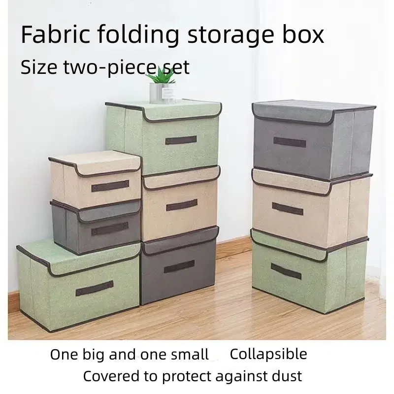 

One Large And One Small Non-woven Storage Box