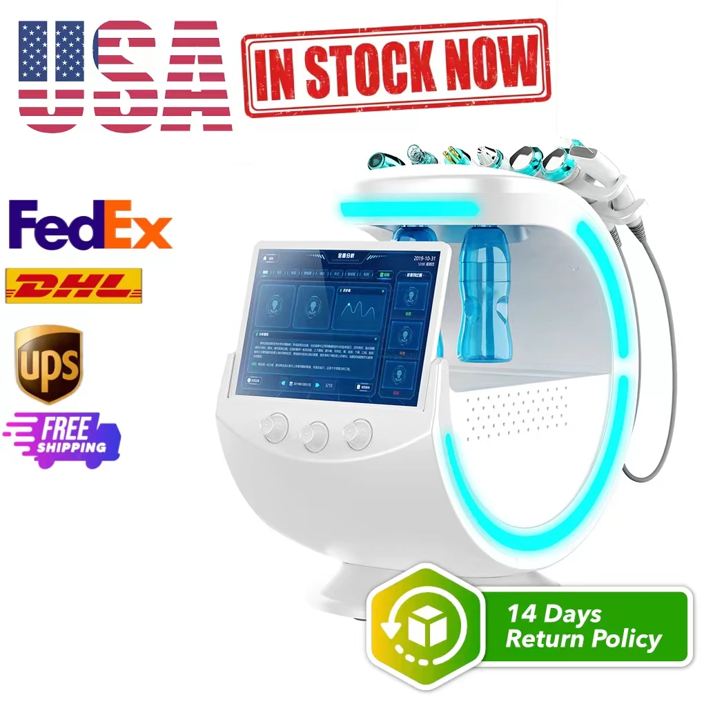 

7 In 1 Hydrafacial Machine Professionnel Water Jet Aqua Rf Skin Tightening Facial Cleaning Microdermabrasion Machine In Stock