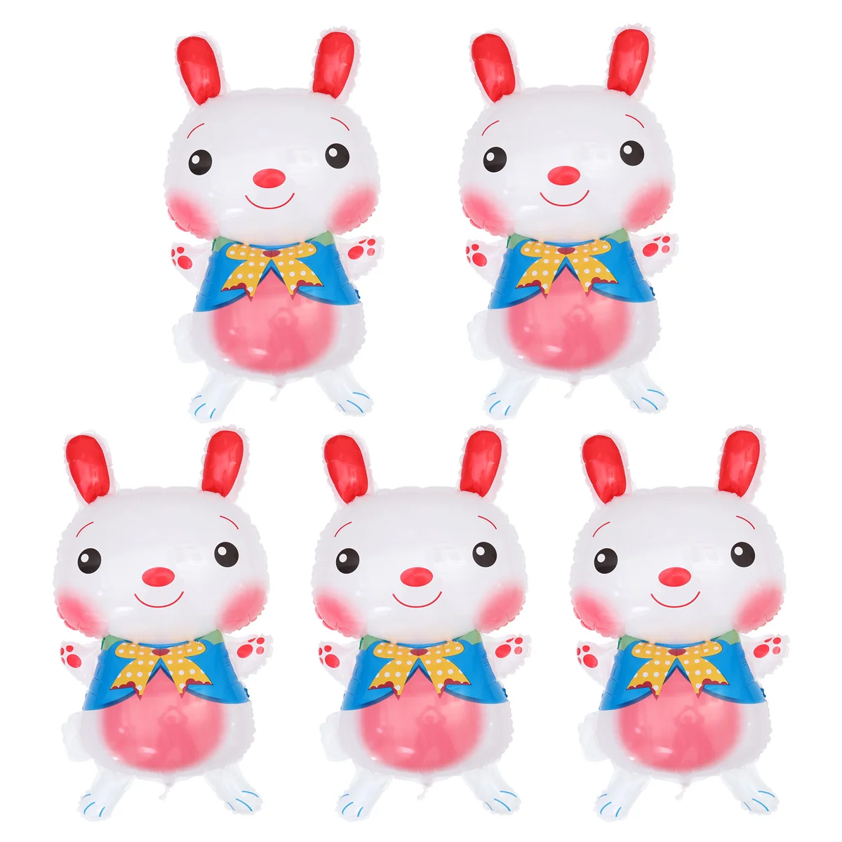 

Balloons Bunny Birthday Decorations Party Balloon Cute Theme Easter Animal Head Shaped Rabbit