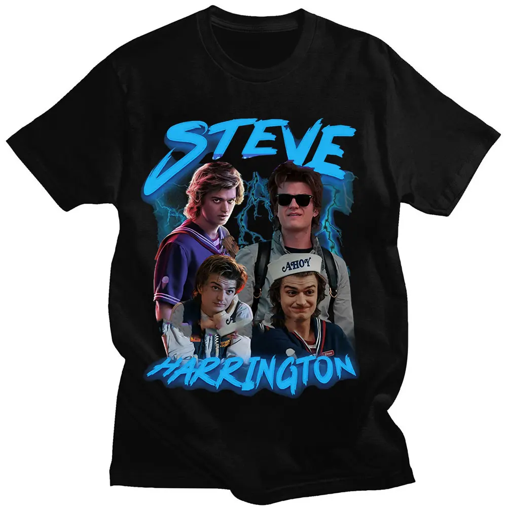 

Футболка мужская оверсайз с принтом «очень странные дела»