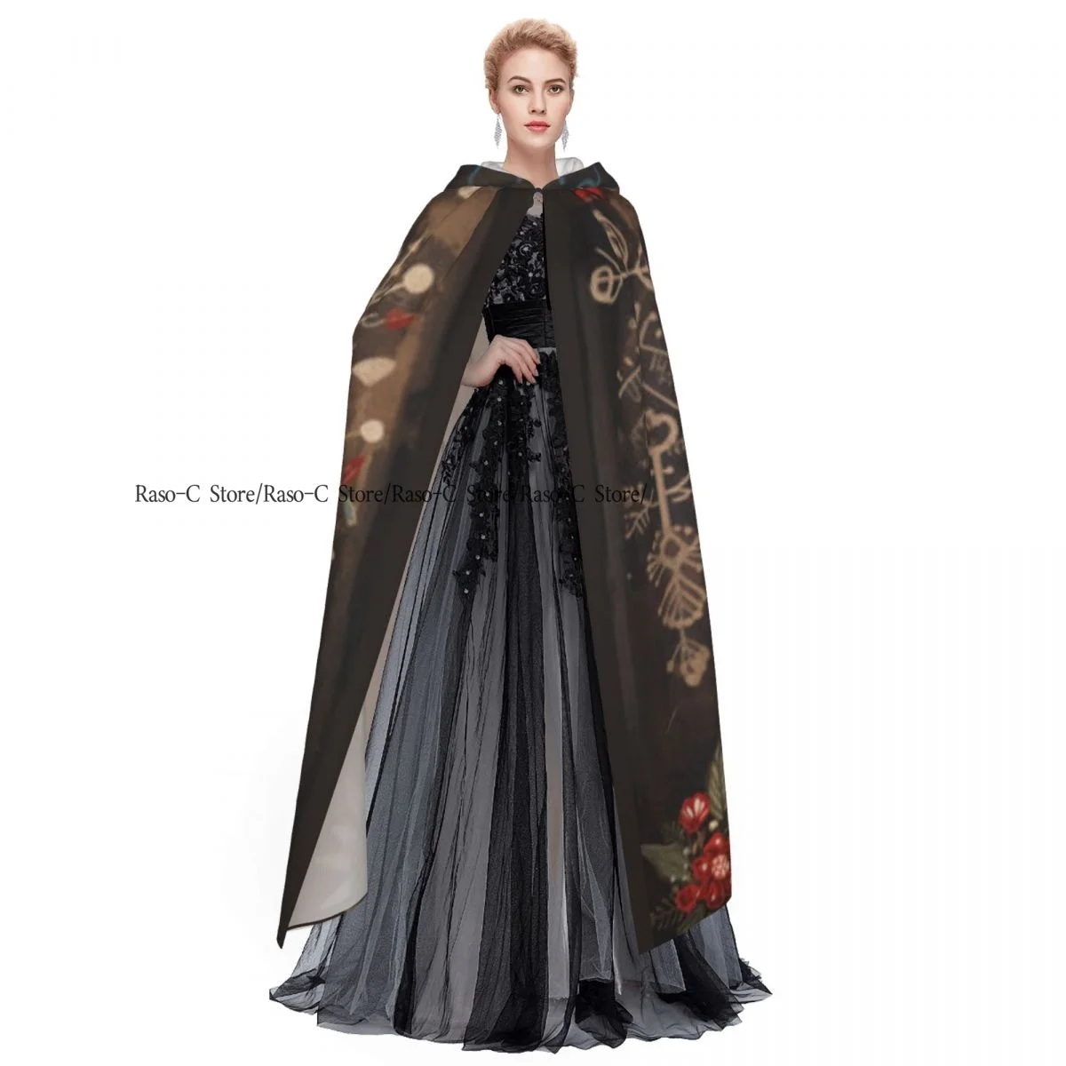 Плащ для взрослых накидка с капюшоном Щелкунчик фигурка солдата причудливый