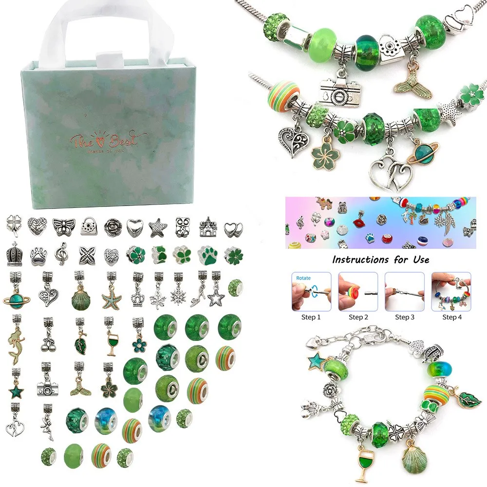 

Trending Products Box Set 7 Color Hot Selling Children DIY Handmade Crystal Bracelet Jewelry Women Gift Bracelet High Quantity