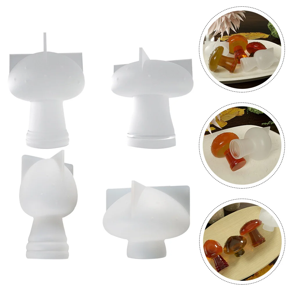 

Molds Mushroom Mold Diy Silicone Epoxy Resincrafts Shapes Decor Craft Scented Candy Non Baking Sticks Making Soap3D Supplies
