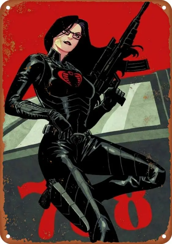 Плакат Gi Joe (2014) #1 (вариант подписки) из комиксов винтажный металлический жестяной