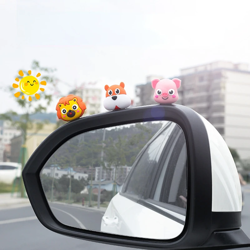 

New Car Ornaments, Cute Cartoon Dolls, Animal Personality Ornaments, Center Consoles, Rear View Mirrors, Car Interior Supplies