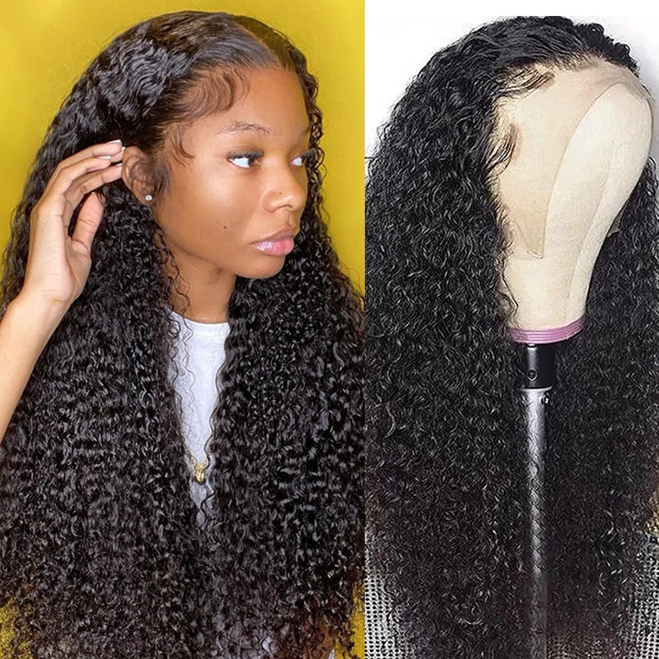 Парик из натуральных человеческих волос 13 х4 Дюймов 30/32/40 дюймов | Шиньоны и парики