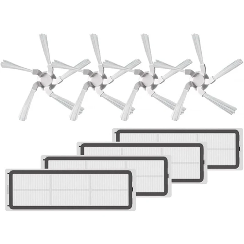 

Швабра для пылесоса Xiaomi Dreame Bot W10 W10Pro, основная и боковая щетки, фильтр НЕРА, Сменные Запчасти