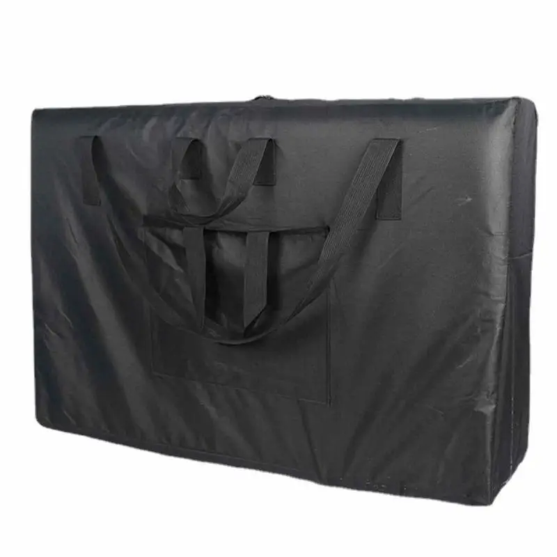 

Black Handbag For Massage Table Carrying Bag For Nail Desk Beauty Bed Bag 600D Oxford Cloth Folding Storage Carry Bag