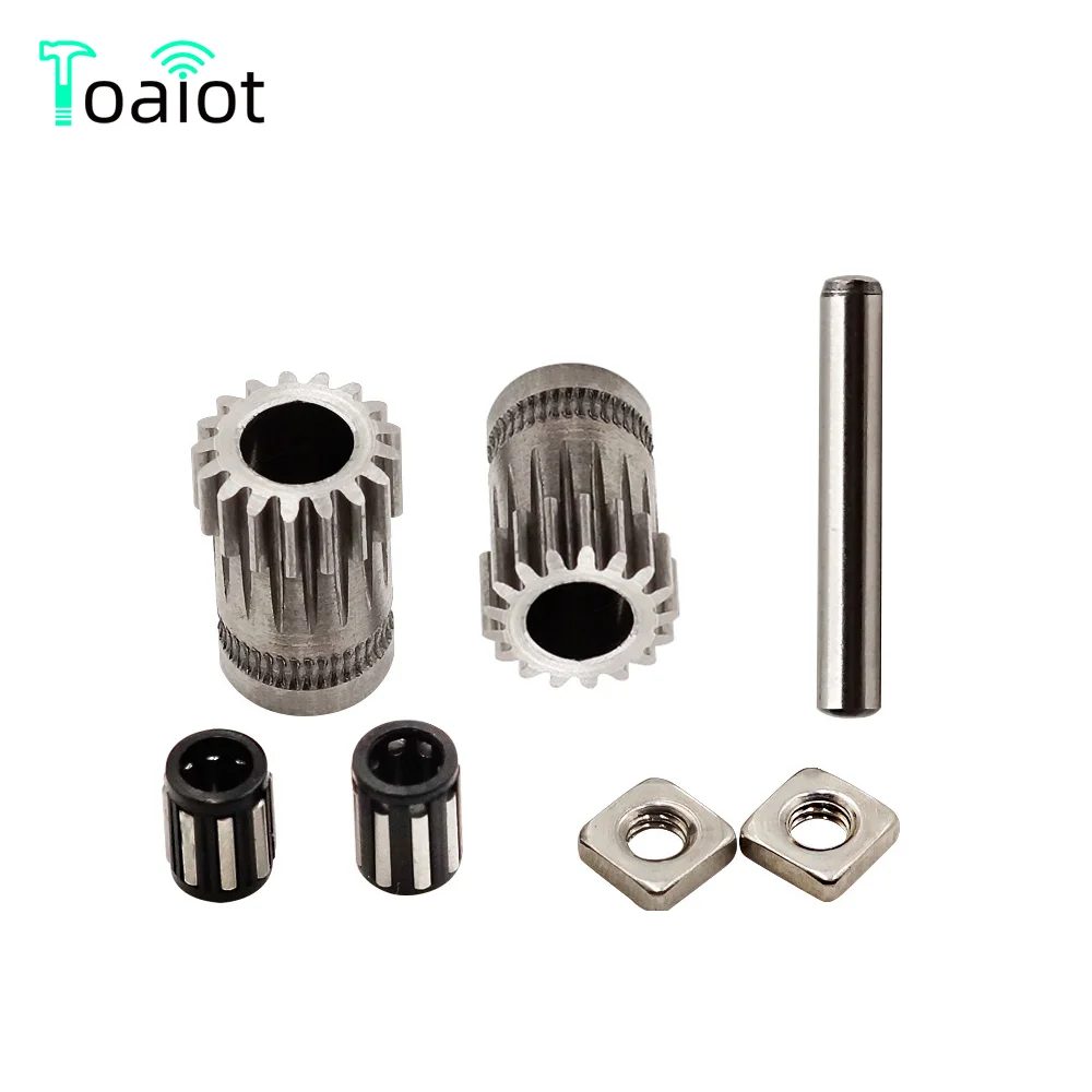 

Toaiot Dual Drive Gear Kit Cloned Btech Upgrade Extruder For Prusa i3 Gear For Bowden Extruder 3D Printer Parts