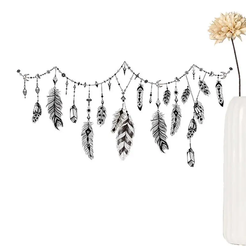 

New Trade Removable Combination Wall Stickers Small Fresh Feather Love Hot Air Balloon Children's Room Decoration Stickers