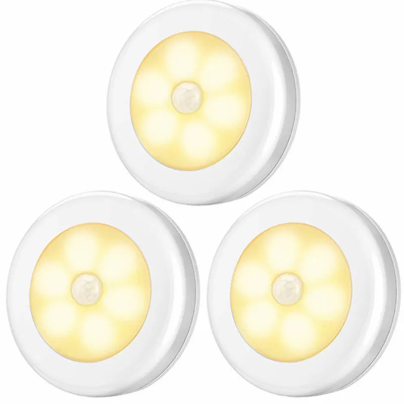 

Motion Sensor Light Indoor LED Closet Lights Night Light Operated Under Cabinet Lights Wireless Wall Puck Lamp Stick Stair