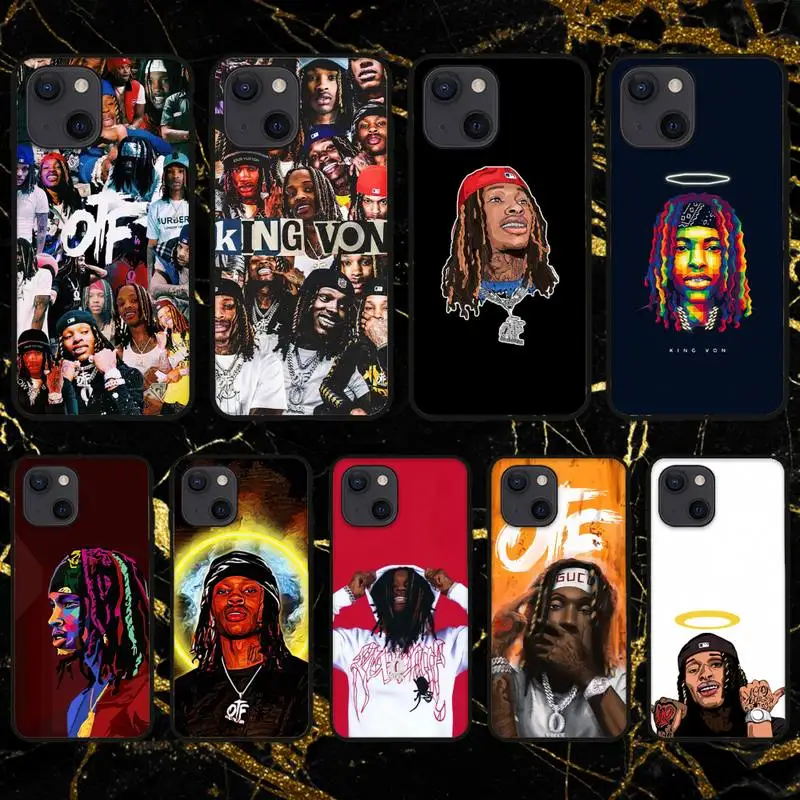Чехол для телефона ZORORONG Rapper K-King Von iPhone 11 12 Mini 13 Pro XS Max X 8 7 6s Plus 5 SE XR | Мобильные