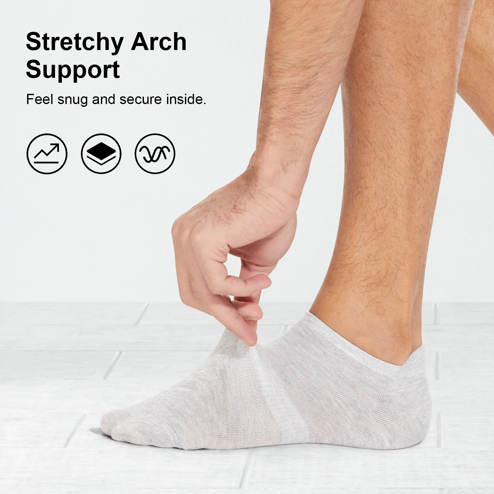 6 Pairs Men Ankle Socks Summer Thin Cotton Men's Socks Non-Slip Sock For Men Breathable Sports Sock Fashion Casual Boat Socks