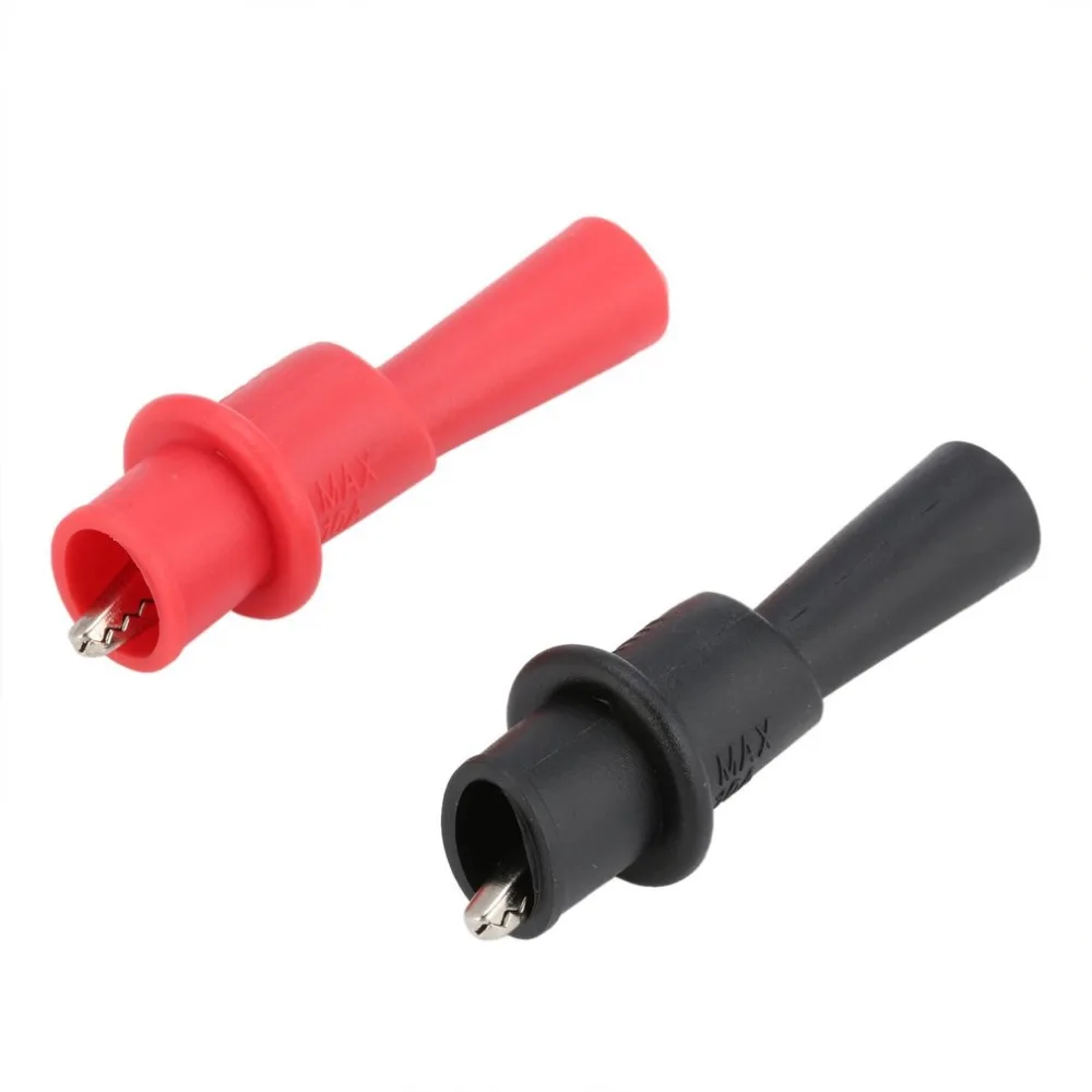 

2PCS Crocodile Alligator Test Power Clip Electrical Clamp Car Detection Clip 2mm Direct Insert Multimeter Pen Accessories