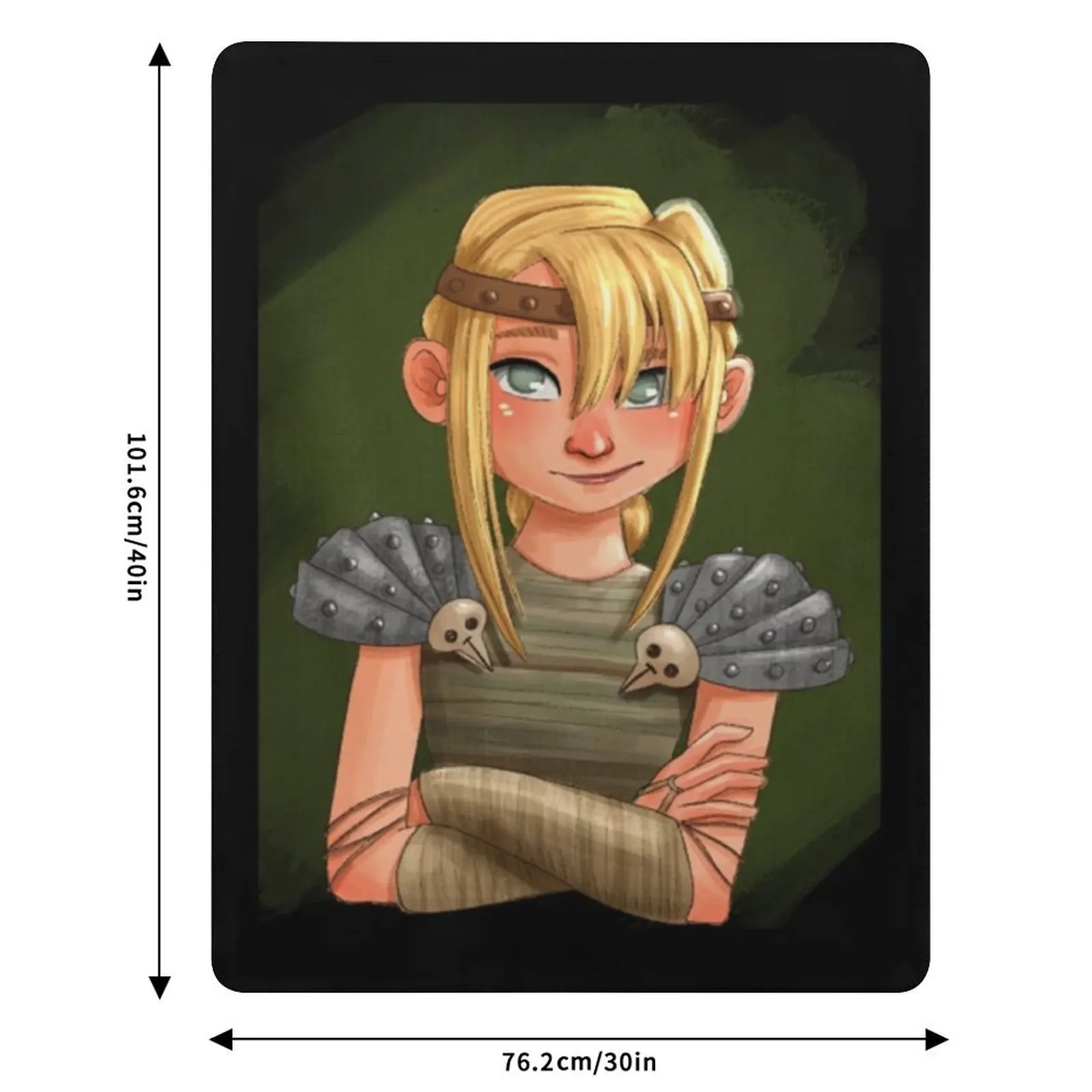 Плед Astrid HTTYD, персонализированный подарок, дизайнерские пледы для диванов, мягкие пледы, милые декоративные покрывала для кроватей. (art.: 3920dcbcc4d7d) - 3920dcbcc4d7d