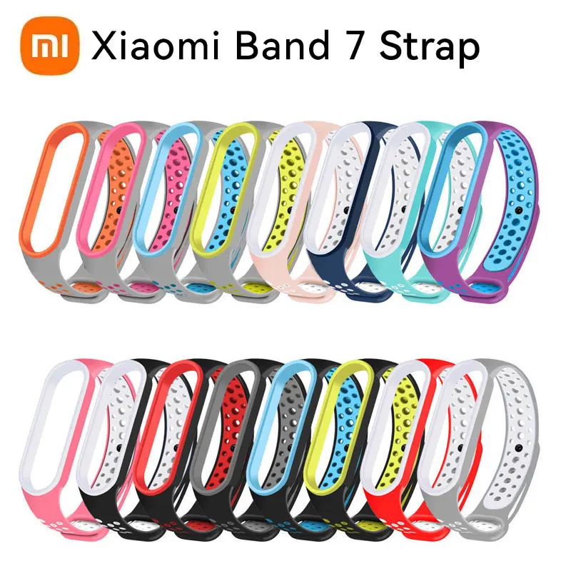 MiBand 7 Strap For Xiaomi Mi Band 7 Bracelet Wrist Strap Soft Silicone Band For Mi band 7 Straps Wristband Correa Belt