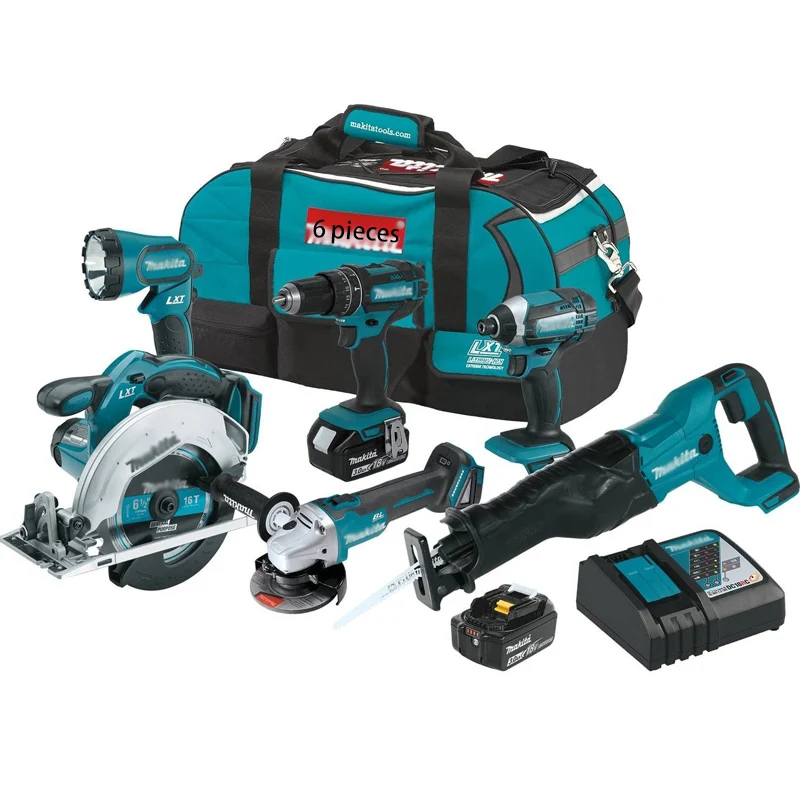 

Makita XT610 18V LXT литий-ионный беспроводной 6 шт. комбинированный комплект (3,0 Ач) металлический знак