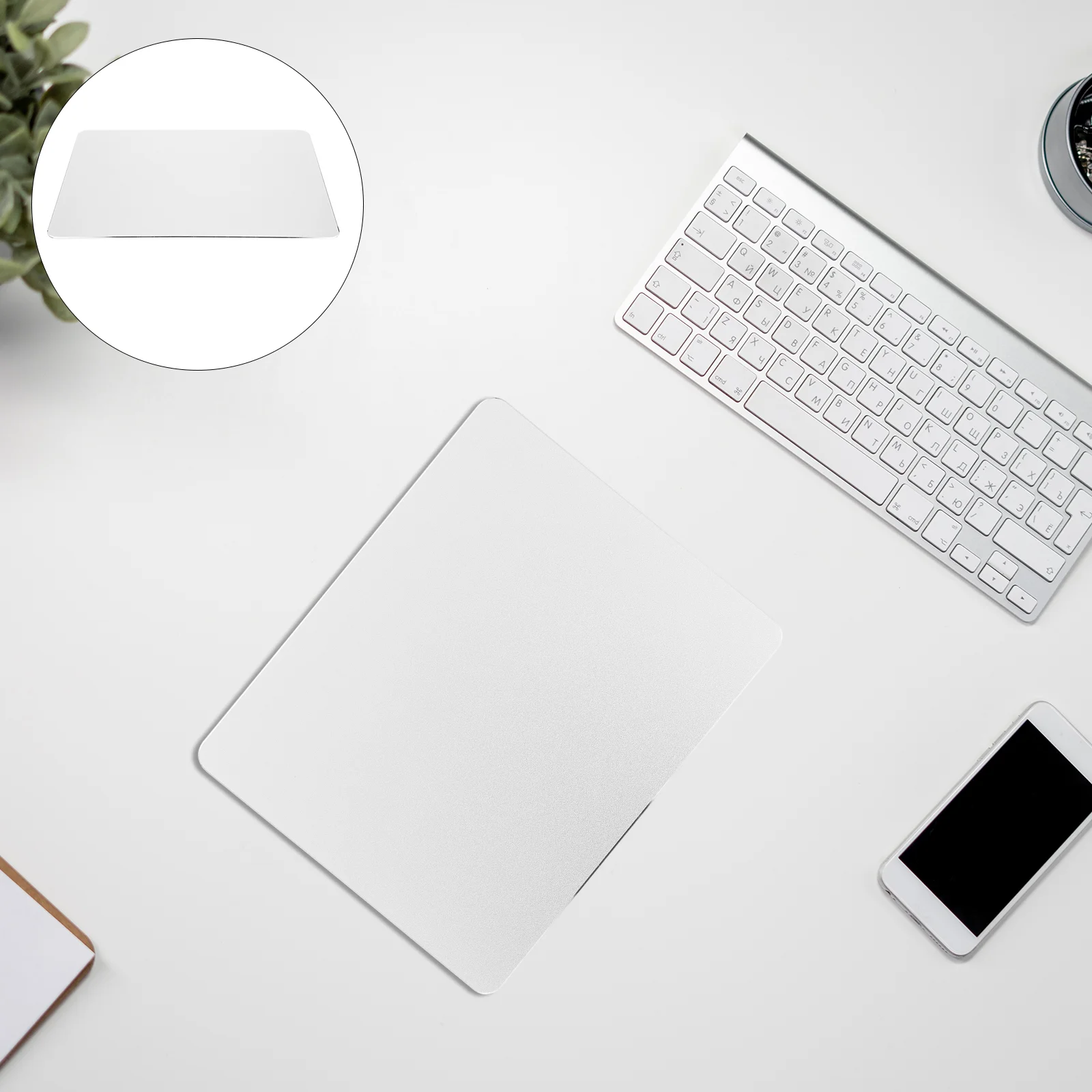 

Metal Mat Computer Pad for Office Multi-purpose Office Desk Pad