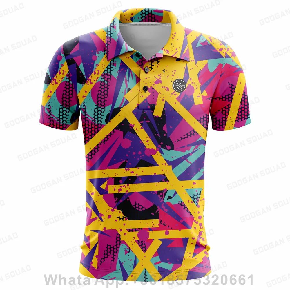 

Top Grade New Summer Brand Mens Golf Polo Shirts Outdoor Short Sleeve Casual Tops Fashions Men Clothing 2023