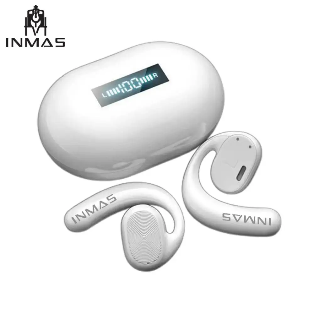 

Earphones Music Headset Waterproof Stereo Sports Headset With Charging Box Headphone Noise Reduction With Microphone
