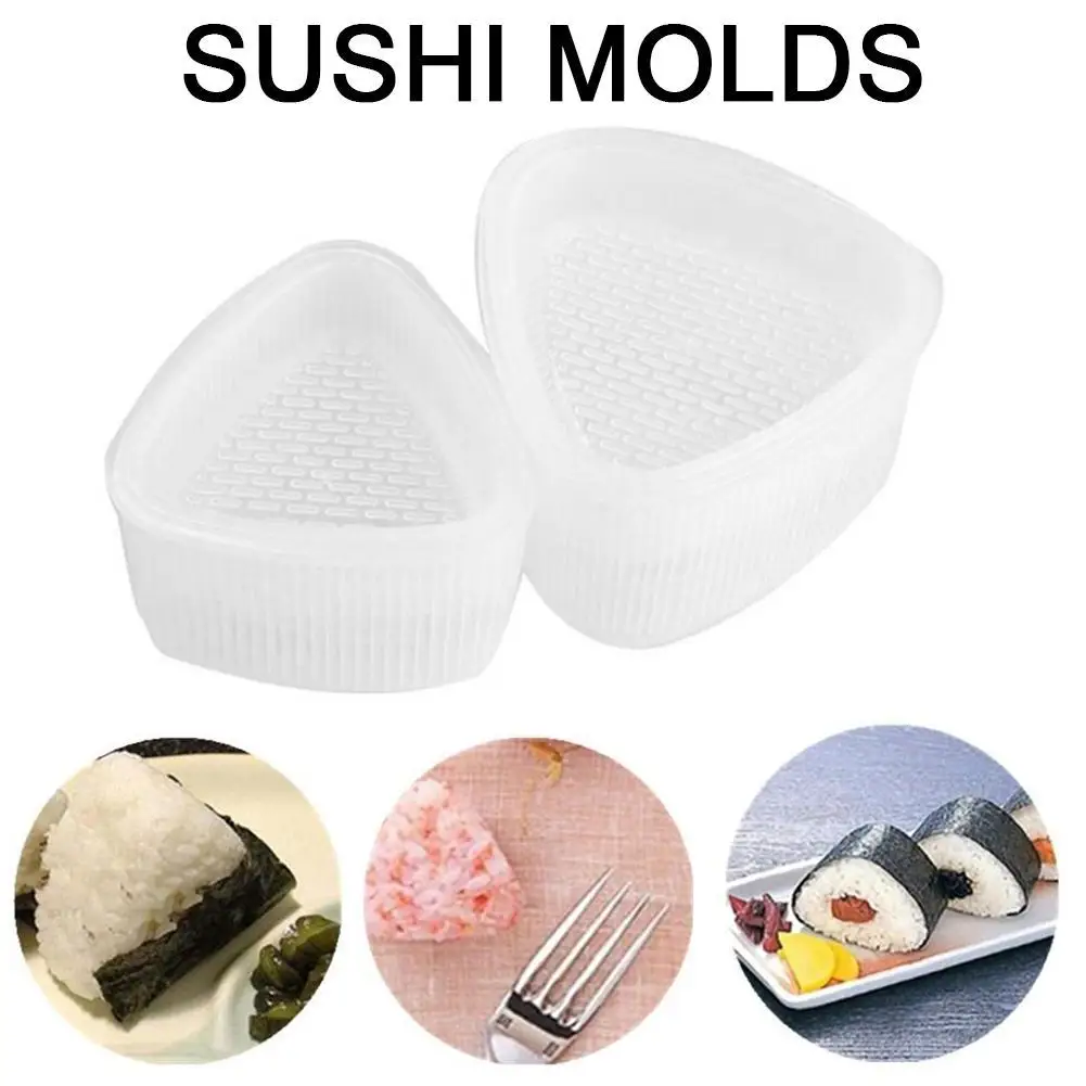 

1pcs/set DIY Sushi Mold Onigiri Plastic Triangular Rice Ball Food Press Mould Sushi Maker Tool Kimbap Bento Kitchen