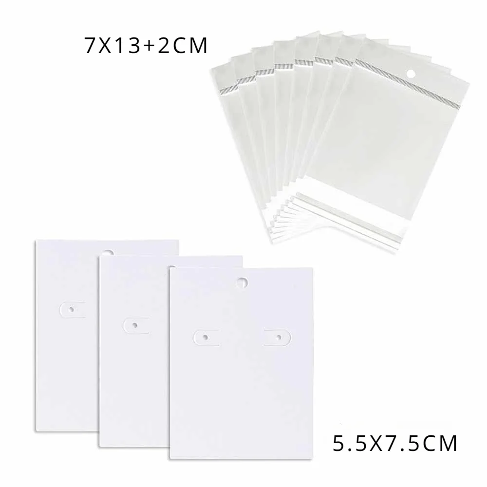 50 шт. 5 5x7 см новый узор белое ожерелье серьги ювелирные изделия дисплей открытки