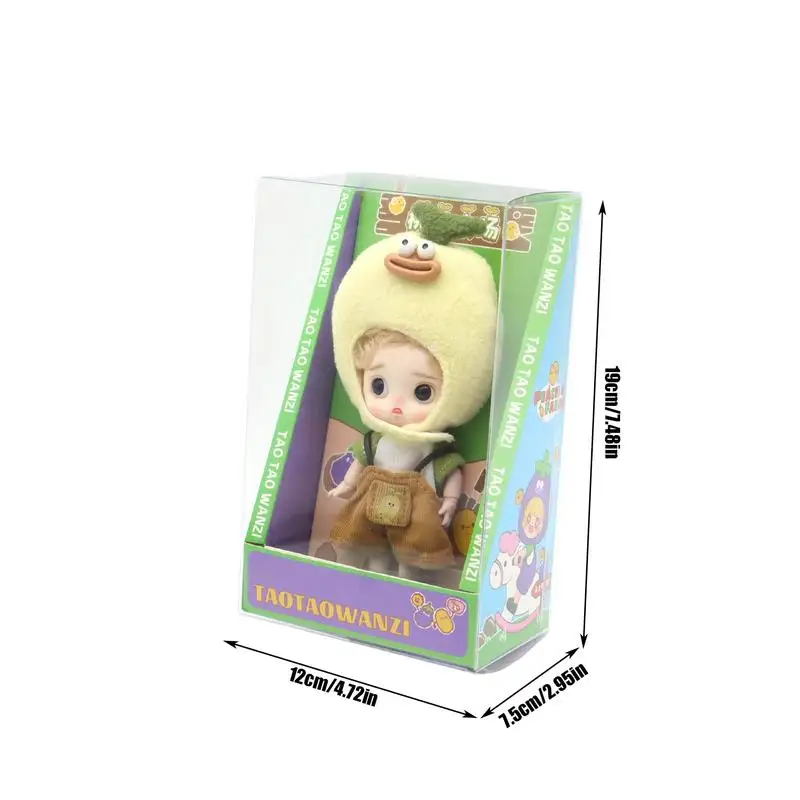 Овощная фигурка милые фигурки Коллекционная игрушка с одеждой настольная